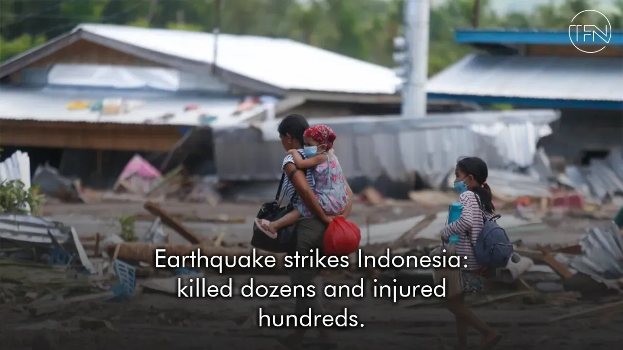 Earthquake strikes Indonesia: killed dozens and injured hundreds.