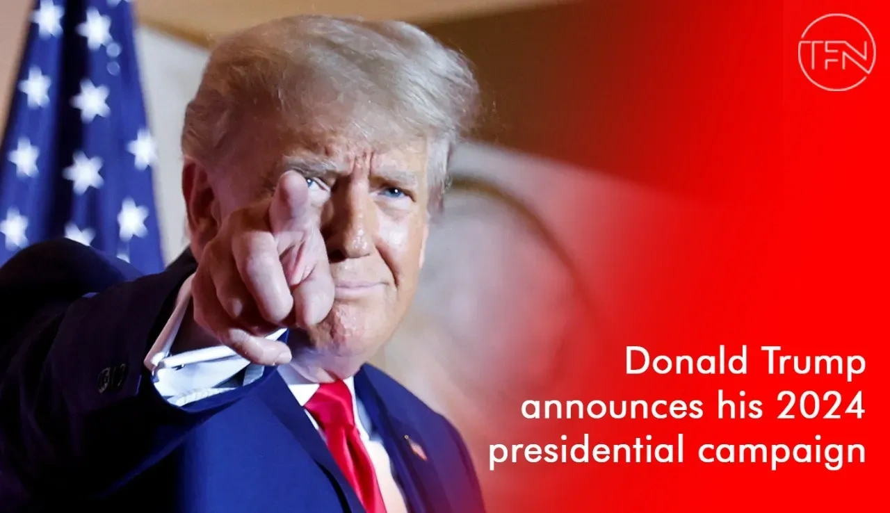 Donald Trump announces his 2024 presidential campaign