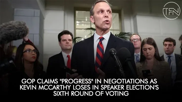 GOP Claims "Progress" In Negotiations As Kevin McCarthy Loses In Speaker Election's Sixth Round Of Voting