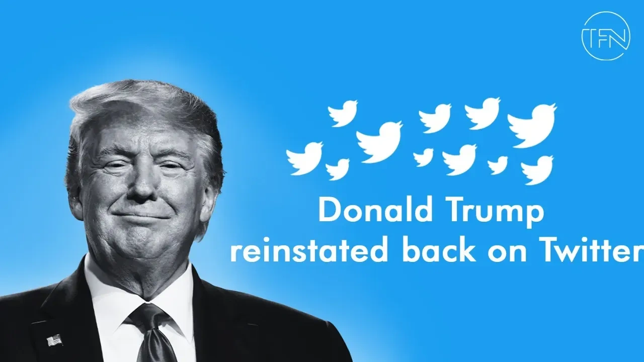 Trump reinstated on Twitter