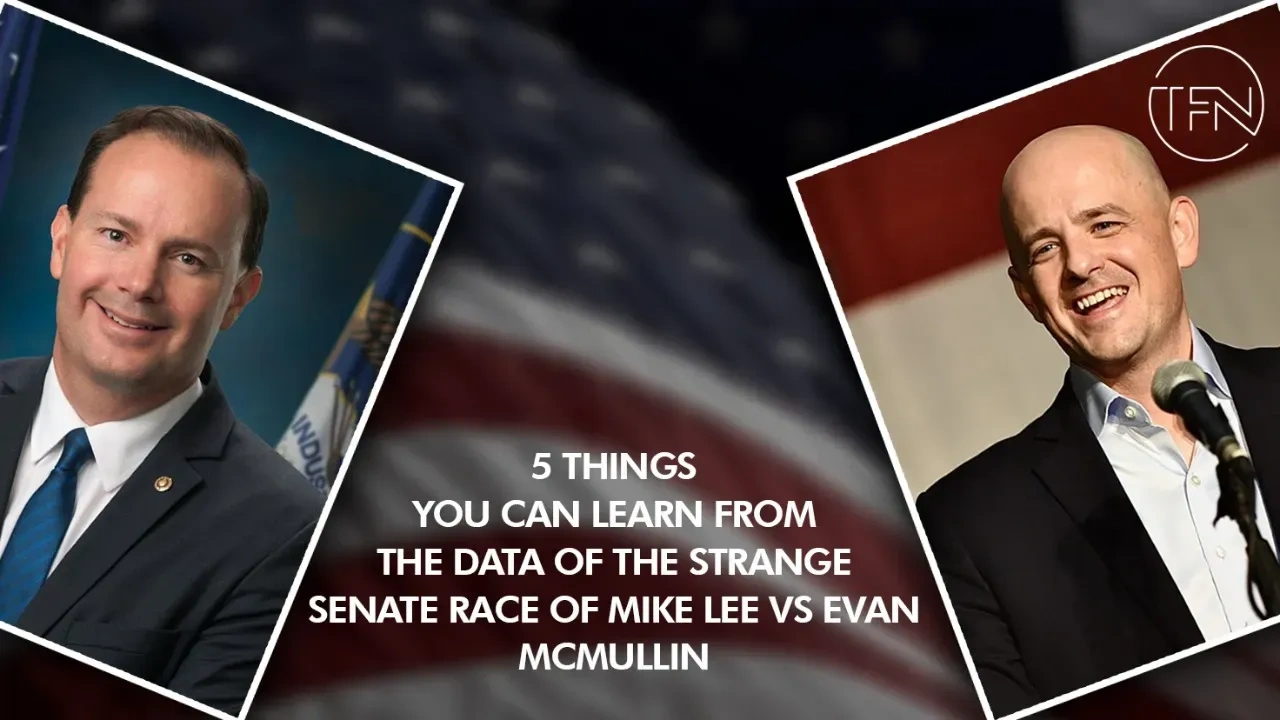 5 Things You Can Learn From the Data of the Strange Senate Race of Mike Lee Vs Evan McMullin before the general elections