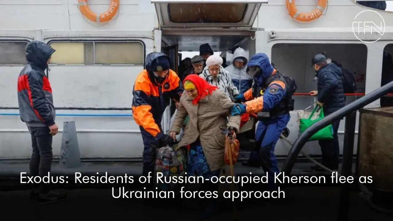 Exodus: Residents of Russian-occupied Kherson flee as Ukrainian forces approach